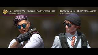 CSGO Professionals Safecracker Voltzmann amp Getaway Sally Sounds DL [upl. by Ardnaskela]