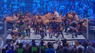 Historical 41Man Battle Royal SmackDown Oct 14 2011 [upl. by Razec347]