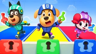 The Escape Room Challenge  Funny Cartoons for Kids  Police Cartoon  Sheriff Labrador [upl. by Reuven]