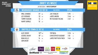 Driffield Town CC 1st XI v Woodhouse Grange CC 1st XI [upl. by Serge]