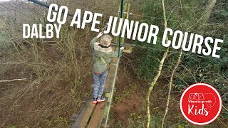 Go Ape Junior Course Dalby Forest With a Terrified 6 Year Old [upl. by Iris]