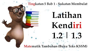 Matematik Tambahan Tingkatan 5 KSSM Bab 1 Sukatan Membulat  Latihan Kendiri 12Latihan Kendiri 13 [upl. by Nerty]