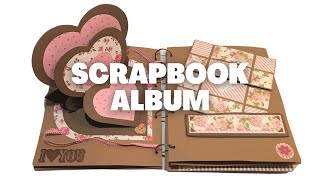 Scrapbook Album For Beginners  Scrapbook Ideas [upl. by Youlton]