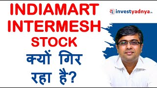 Indiamart Intermesh Stock  Why Indiamart Intermesh Stock is Falling Parimal Ade [upl. by Bashemeth]