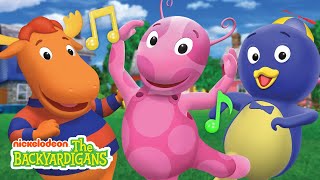 The Backyardigans  Theme Song w Pablo Uniqua Tyrone Tasha amp Austin  The Backyardigans [upl. by Aggri237]