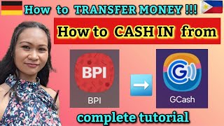 HOW TO CASH IN USING BPI ONLINE TO GCASH  TRANSFER MONEY FROM BPI TO GCASH Gcash BPI transfer [upl. by Ileane]