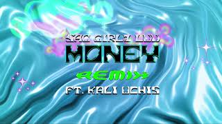 Amaarae  SAD GIRLZ LUV MONEY Remix ft Kali Uchis Lyric Video [upl. by Nahtonoj463]