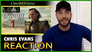 Chris Evans REACTION Loki Episode 1 Dub [upl. by Flanagan891]