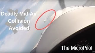 Near deadly midair collision with jet  Instructor saves lives  c42 with ATC audio [upl. by Jaret]