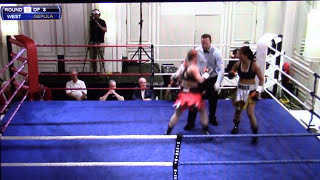 Kaliesha West vs Olivia Gerula Rds 38 controversial decision womensboxing boxing boxingnews [upl. by Von197]