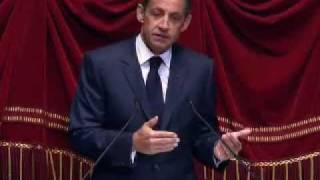 Discours de N Sarkozy devant le Parlement réuni en Congrès à Versailles [upl. by Eimac]