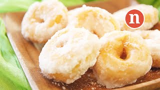 Sweet Potato Donuts  Kuih Keria  Kuih Gelang  Donut Kampung Nyonya Cooking [upl. by Gunning]