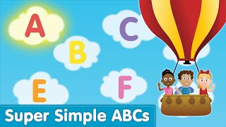 The Super Simple Alphabet Song Uppercase  Super Simple ABCs [upl. by Crosley128]