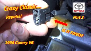 Crazy Classic Camry Intermittent LIMPHOME Part 2 Repairs [upl. by Esinrahc]