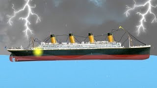 I Sank the Titanic in the NEW Super Storms and it was Awesome  Floating Sandbox Gameplay [upl. by Reidar]