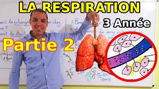 La respiration chez lHomme 3ème année Partie2 التنفس عند الإنسان [upl. by Darnok]