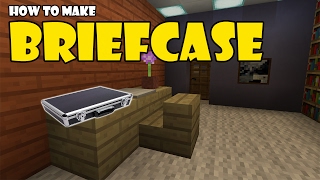 How to Make a BRIEFCASE  Minecraft PE Pocket Edition MCPE  aka SUITCASE [upl. by Johny]