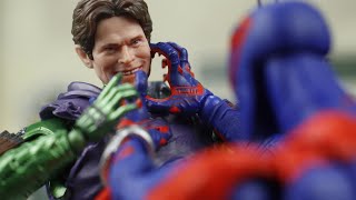 stop motion spiderman 2099 vs goblin [upl. by Leffen]