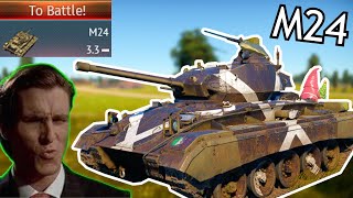 M24 mp4 WarThunder [upl. by Oniotna]