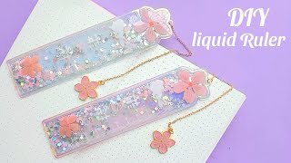 DIY Liquid scale  DIY paper Scale  How to make Liquid ruler How to make Glitter scale paper craft [upl. by Lianna]