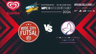 Montesilvano Futsal Cup 2024  UNDER 19 FEM  ROSE CITY FUTSAL vs G SPORT MAGISTER [upl. by Gosnell614]