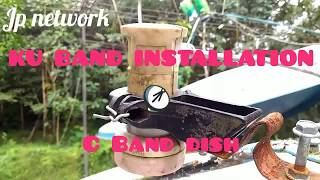 KuBand Lnb Installation Tips  Multi lnb Installation [upl. by Akihsan]