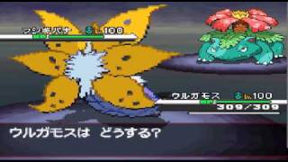 Pokémon Black amp White Volcarona learning Fiery Dance ほのおのまい [upl. by Berte]