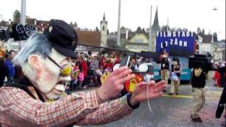 Basler Fasnacht Gässle am Zischtig 2012 [upl. by Peyter849]