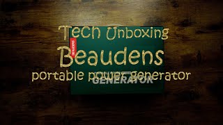 Beaudens portable power Station Unboxing  LiFePO4 portable generator with MPPT 166wh [upl. by Relyc]