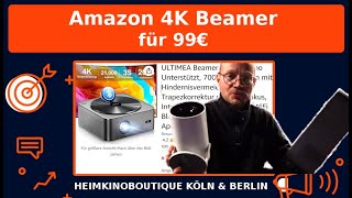 Günstige 4K Beamer von Amazon im Test ULTIMEA Apollo P40 Beamer für 199€ und Magcubic für 99€ [upl. by Manvell]