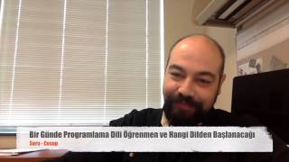 Bir Günde Programlama Dili Öğrenmek Hangi Dil Başlamak için iyidir [upl. by Eltrym]