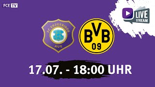 Testspiel FC Erzgebirge Aue  Borussia Dortmund [upl. by Calderon]