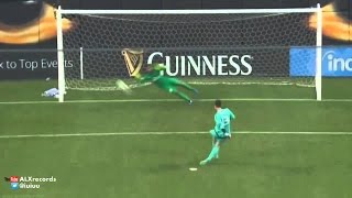 Thibaut Courtois amazing penalty for Chelsea to win over PSG [upl. by Embry84]