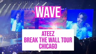 4K  Wave  ATEEZ The Fellowship Break the Wall  Chicago [upl. by Albion]