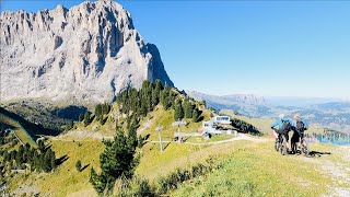 Italy Ortisei  Selva di Val Gardena  Ciampinoi hiking amp mountain biking trails [upl. by Kayne907]