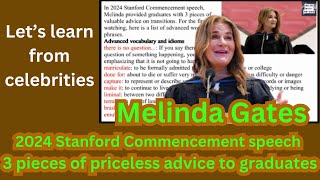 Melinda Gates 2024 Stanford Commencement speech with 3 pieces of priceless advice to graduates [upl. by Audra967]