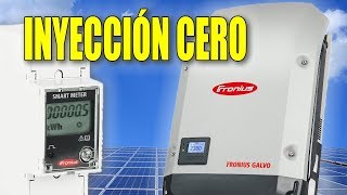 Prueba inyección FRONIUS SMART METER autoconsumo [upl. by Ailedroc]