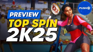 TopSpin 2K25 PS5 Gameplay  Weve Played It [upl. by Drehcir443]