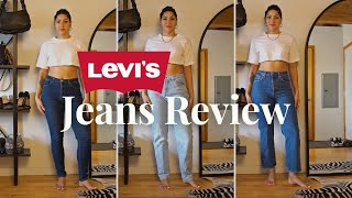 Levi’s JeansTry On  Reviewing Levi’s 501 Ribcage 721 amp Baggy Dad [upl. by Jacynth]