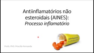 Antiinflamatórios não esteroidais AINES Processo inflamatório [upl. by Gladi278]