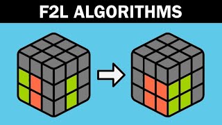 Advanced F2L Algorithms [upl. by Aun]