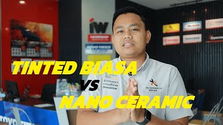 OSAKA PREMIUM TINT  TINTED BIASA VS NANO CERAMIC TINT [upl. by Tillo]