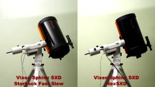 Noise comparison of Vixen Sphinx SXD with Starbook vs NexSXD [upl. by Dunlavy]