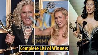 50th Annual Daytime Emmys 2023 The Complete List of Winners [upl. by Malha4]