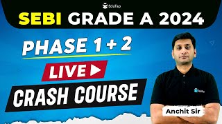 SEBI Grade A 2024 Crash Course  SEBI Online Classes  SEBI Exam Syllabus Preparation  EduTap [upl. by Ahsille]