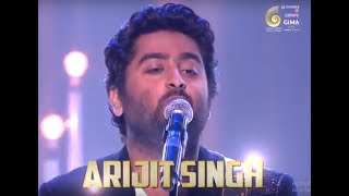 Indias best singer on his highest note  Arijit Singh  Gima Awards 2016 [upl. by Ardnikal]