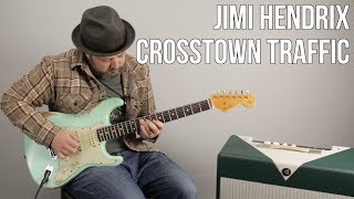 Jimi Hendrix Crosstown Traffic Guitar Lesson  Tutorial [upl. by Norra]