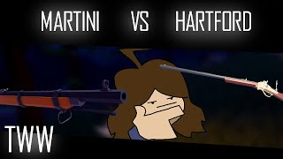 The Wild West Martini Henry VS Hartford Rifle Quick Video [upl. by Engvall]