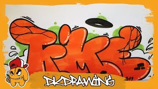 Timeless Graffiti Throwie Throw UP Quick Letters [upl. by Enytsirk]