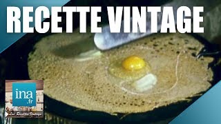 Recette  Les galettes Bretonnes à lancienne  Archive INA [upl. by Adnilreb]